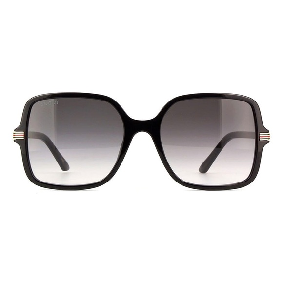 NEW GUCCI SQUARE SUNGLASSES GUCCI GG1449S 001 BLACK GREY EYEWEAR - Picture 2 of 3